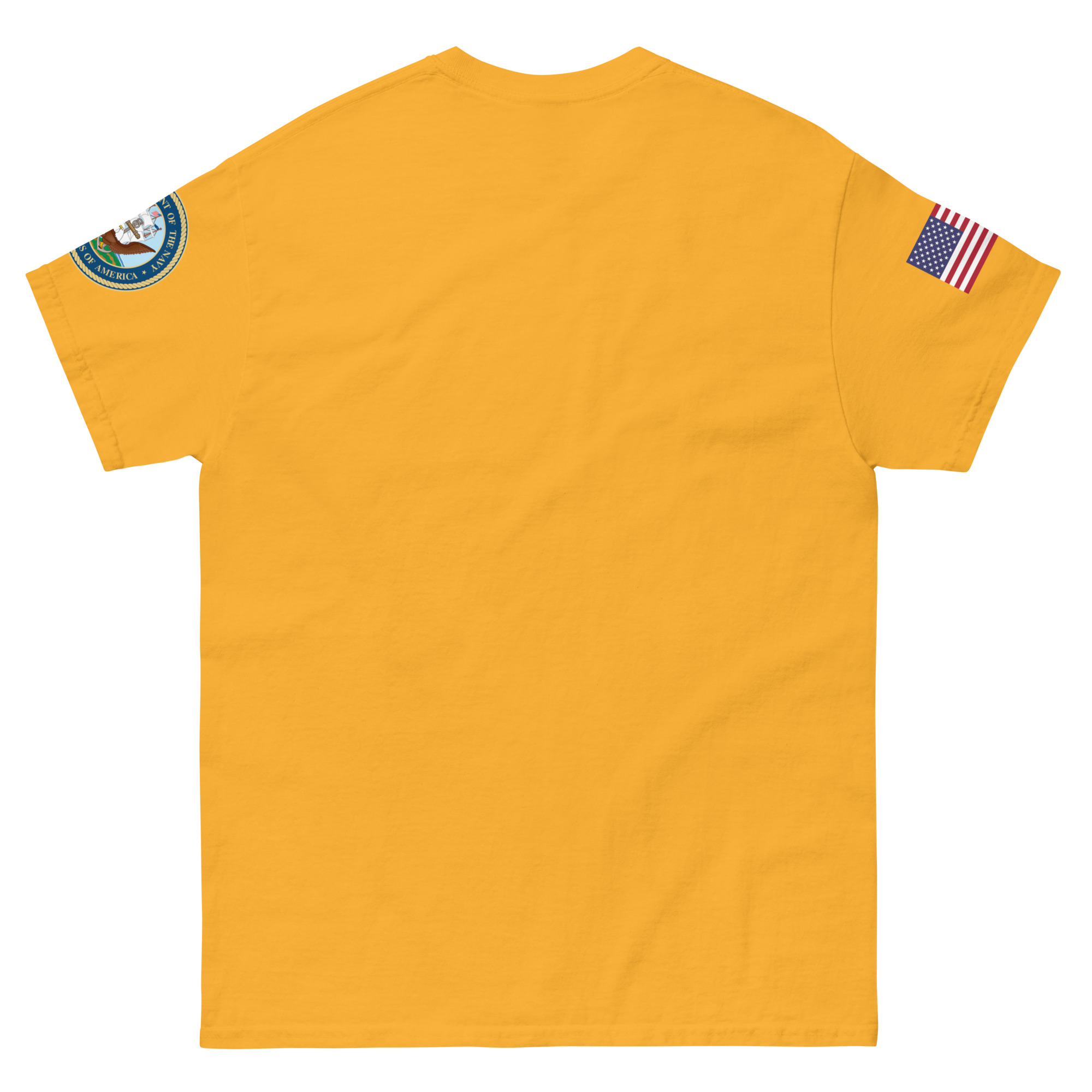 Unisex classic tee Navy logo - Image 5