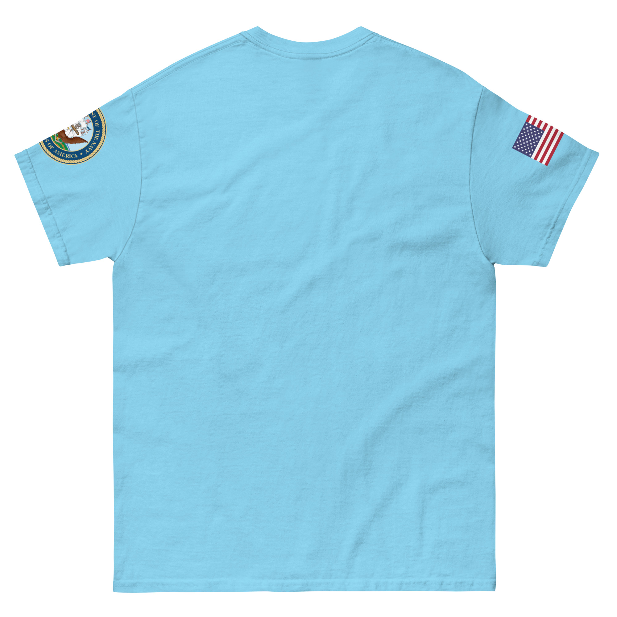 Unisex classic tee Navy logo - Image 7