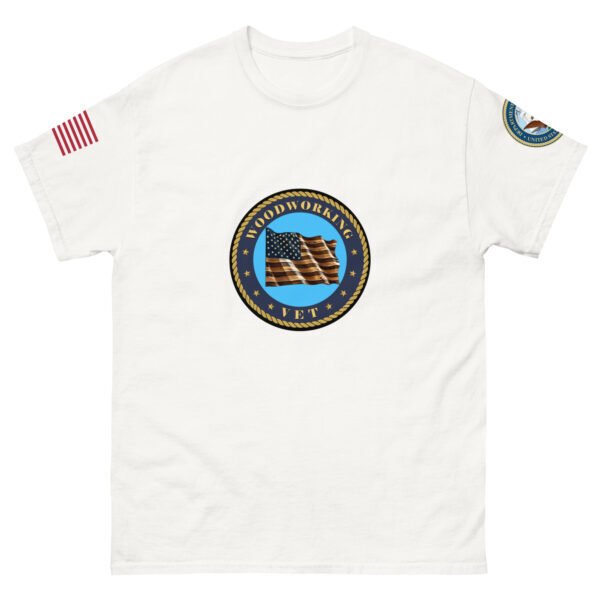 Unisex classic tee Navy logo